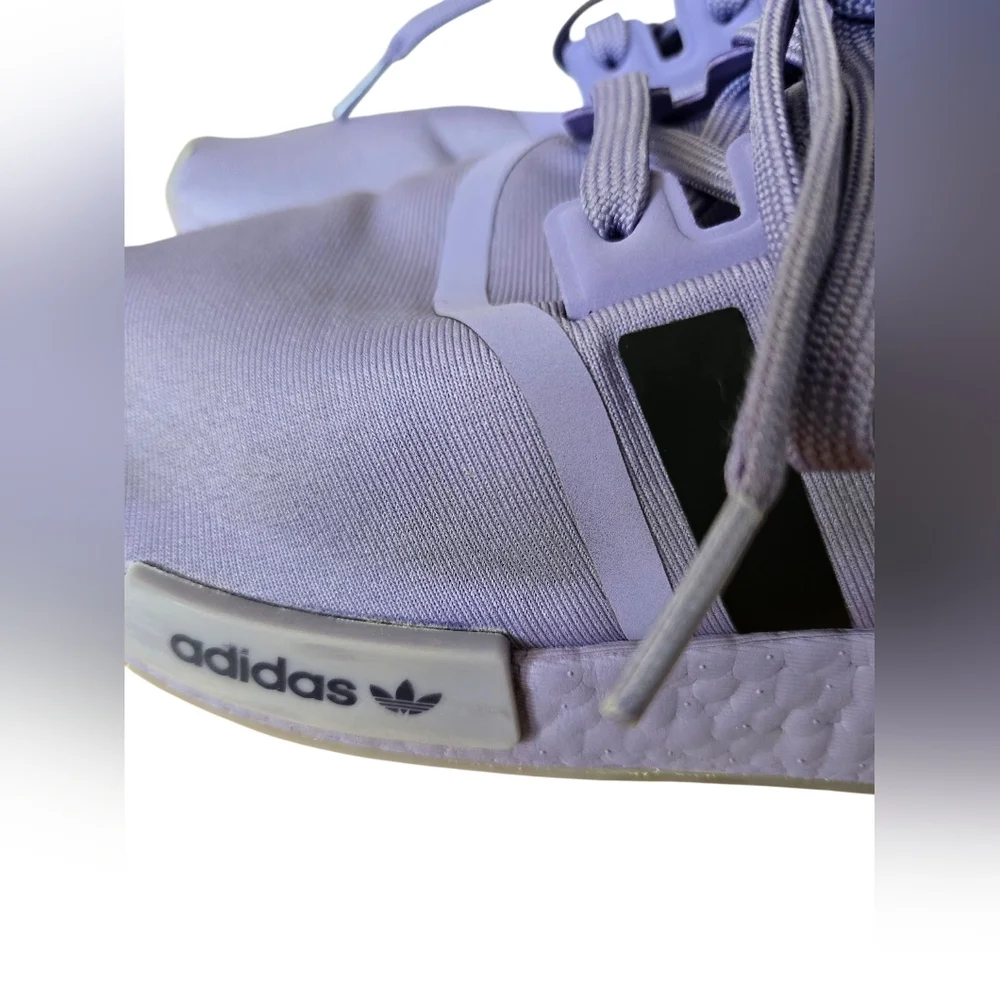 Adidas NMD Kids Purple Sneakers Size 7 - Picture 4 of 8